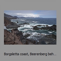 Borgsletta coast, Beerenberg behind